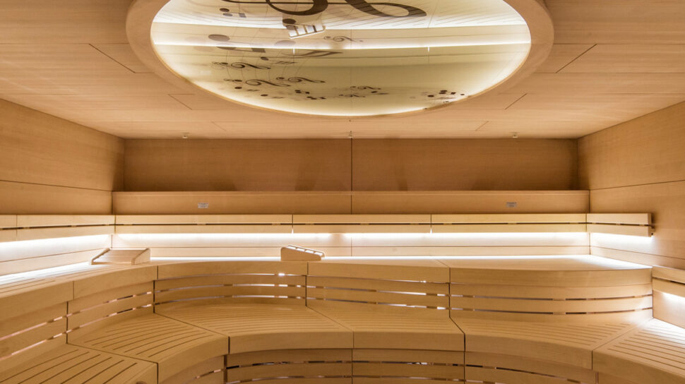 Innen-Detailansicht Sauna