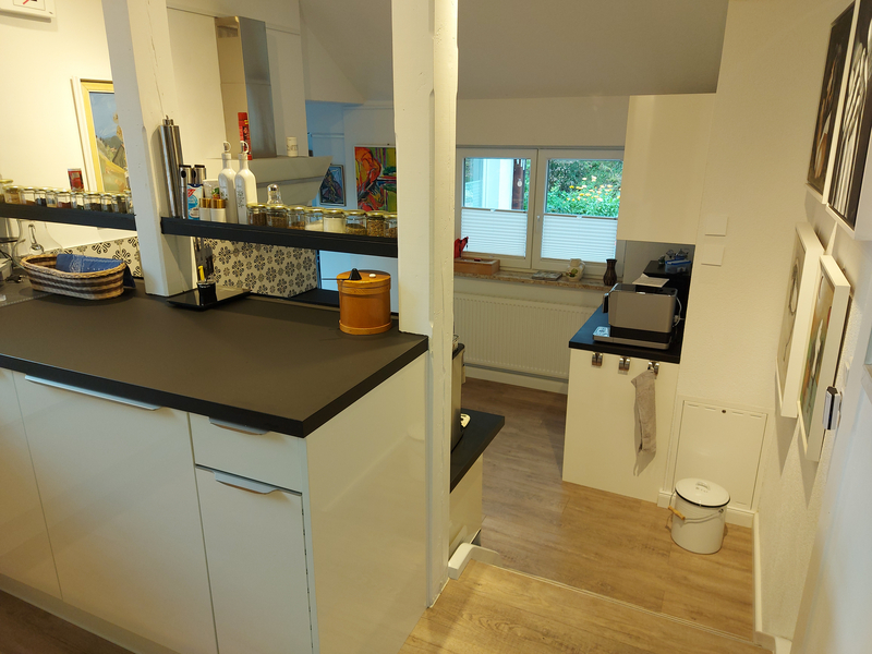 Küchenbereich mit Theke