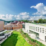 Hotel König Albert Innenhofblick in der Vogelperspektive